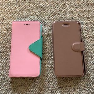 iPhone 7 Plus wallet case bundle